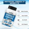 Omega-3 Fish Oil Capsules – 1250mg | Single Strength - Image 3