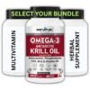 Antarctica Krill Oil Omega 3 Supplement with Vitamin D3 Bundle Pack_main