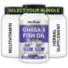 Double Strength Omega-3 Fish Oil - 1000mg Bundle Pack_main
