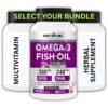 Double Strength Omega-3 Fish Oil - 1000mg Bundle Pack_main