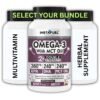 Double Strength Omega-3 Fish Oil + MCT - 1250mg Bundle Pack_main