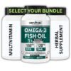 Single Strength Omega-3 Fish Oil - 1000mg Bundle Pack_main