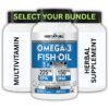 Single Strength Omega-3 Fish Oil - 1250mg Bundle Pack_main