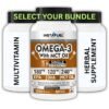 Single Strength Omega-3 Fish Oil + MCT - 1250mg Bundle Pack_main