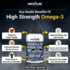 High Strength 6x Omega-3 Fish Oil-2500mg, EPA-1080mg, DHA-720mg - Image 3
