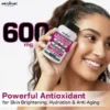 Glutathione 600mg Skin Glow + Vitamin C, E, Biotin, Astaxanthin & Hyaluronic Acid - Image 2