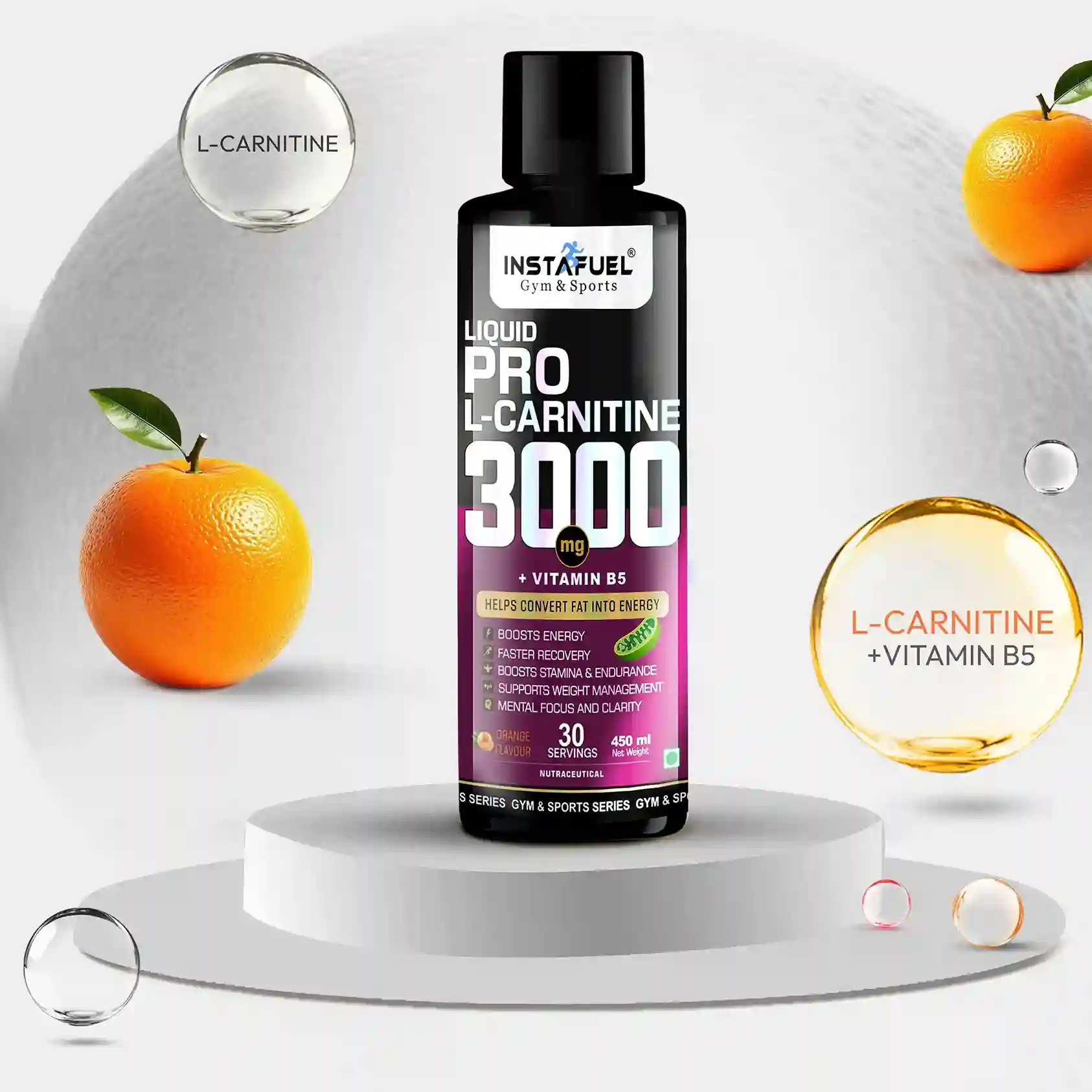 pro l carnitine Liquid L-Carnitine 3000 mg + Vitamin B5 | Orange Flavour | 450 ml ipamorelin pill form (10mg) Easy to Swallow Product Description Pro Performance Qty:60 Capsules