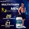 Multivitamin for Men – 26 Nutrients & 21 Vitality Blends | Muscle Strength, Stamina, Recovery & Energy Boost for Gym-Goers, Athletes & Bodybuilders - Image 4