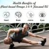 Omega 3-6-9 Flaxseed Oil Capsules - 2500mg - Image 3