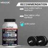 Carnipure® L-Carnitine L-Tartrate 1000mg - Ultimate Pre & Post Workout Supplement for Energy Production, Weight Management, Muscle Recovery, Boost Performance & Brain Power - Image 9